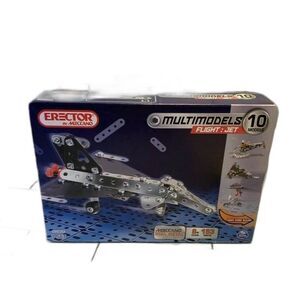 ERECTOR Meccano Multimodels Flight Jet 10 Models Metal Master 6024808 Build